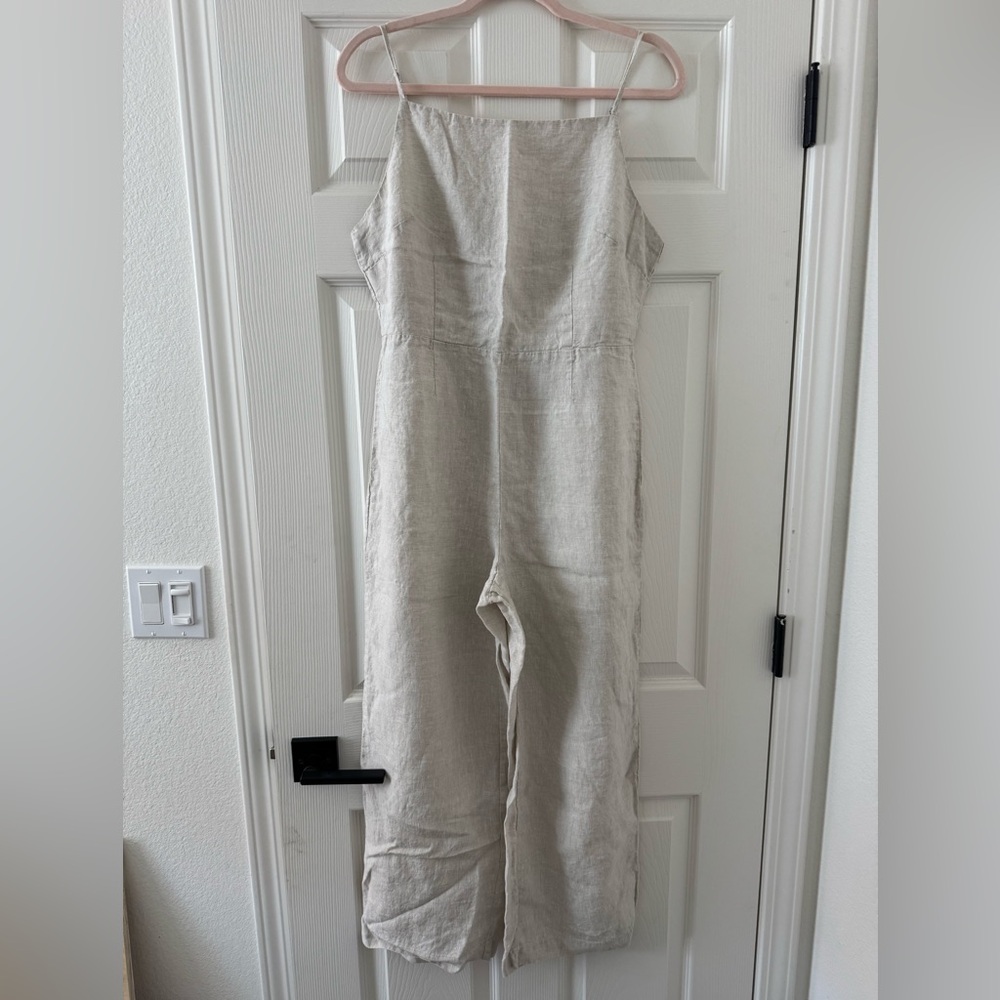 Elegant Cream Jumpsuit